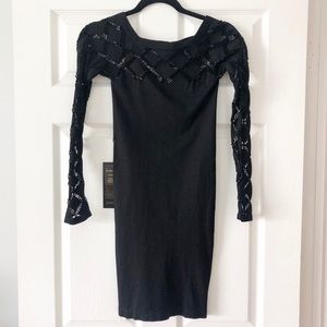 Bebe Black Bodycon Dress